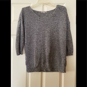 Gap blue and white knit sweater